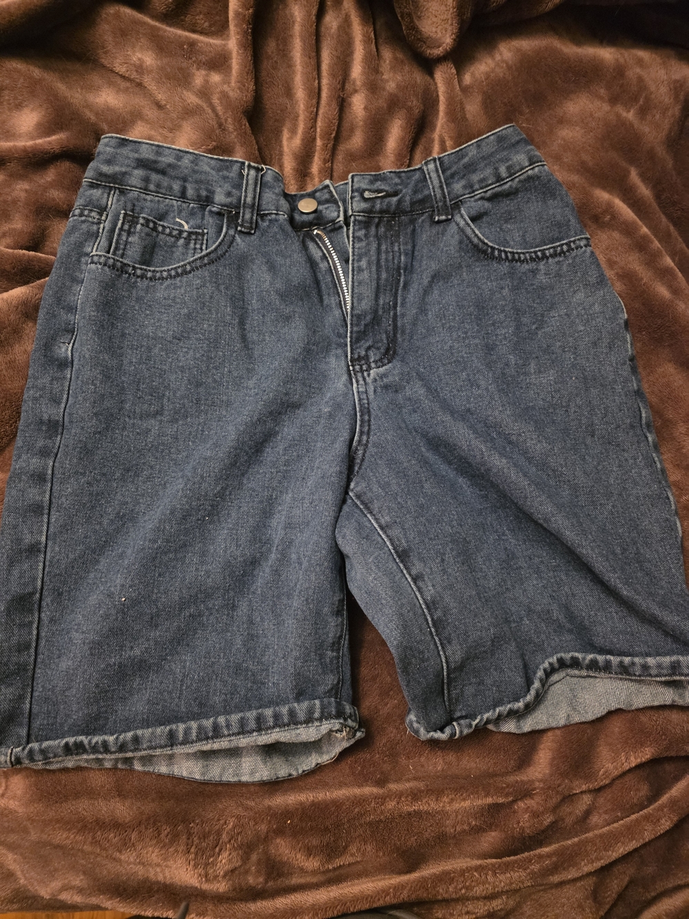 Mens Jean Shorts XS Classic Denim Shorts - Medium Blue